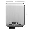 iHome 11lb Stainless Steel Kitchen Food Scale - 3 of 4