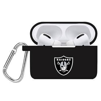 NFL Las Vegas Riders Apple AirPods Pro Compatible Silicone Battery Case Cover - Black