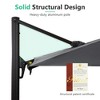 10 FT Cantilever Patio Umbrella with 360° Rotation & Tilt Adjustment - 4 of 4