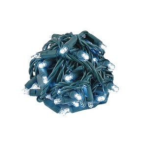 Novelty Lights LED Christmas String Lights 50 Mini Bulbs (Green Wire, 17 Feet) - 1 of 4