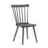 2 Pieces Set Dining Side Chair Rustic Modern Farmhouse Design Retro Design Easy to Assembly - 2 of 4