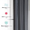 HLC.ME Sheer Voile Transparent Window Treatment Rod Pocket Curtain Panels - Set of 2 - 3 of 4