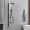 BWE 4-Jet Rainfall Shower Tower Shower Panel System with Waterfall Shower Head and Shower Wand - 2 of 4