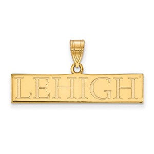Black Bow Jewelry 14k Yellow Gold Lehigh Mountain Hawks NCAA Large Pendant - 1 of 3