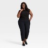 Women's Cap Sleeve Brushed Ribbed Muscle T-Shirt - A New Day™ - 3 of 3