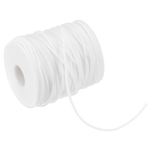 Unique Bargains Hollow Pipe Tubing Rubber Cord Silicone Stretchy Durable Elastic Beading Cord 1 Pc - 1 of 4