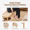 VEVOR Rattan Bench, 47.6" Wooden Rattan Bench with Shoe Storage, Entryway Bench with Oak Wood Legs, Solid Wood Boho Bench with Hand Woven Rattan - 4 of 4