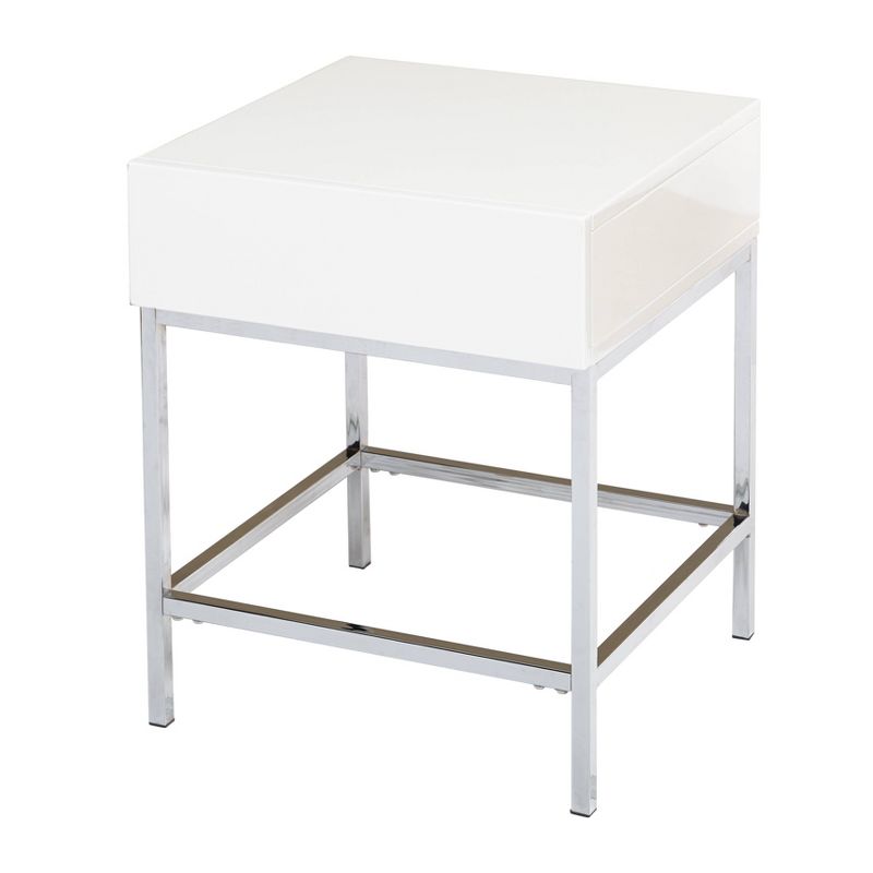 Lewis Modern End Table White - Buylateral, 6 of 7