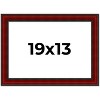 PosterPalooza | Weathered Red Picture Frame - UV Acrylic, Backing Board, Hanging Hardware Included - 2 of 4