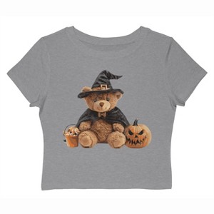 Social Collective Women Witchy Bear Short Sleeve Graphic Cotton Baby Tee - 1 of 4