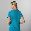 Members Only Women's Scrub Top With Double Chest And Pouch Pocket - 2 of 4