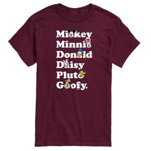 Men's - Disney - Character Logo Short Sleeve Graphic T-Shirt - 1 of 4