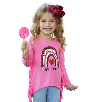 St. Patrick's Day Clothes  Girls Rainbow Clover Tunic And Legging Set –  Mia Belle Girls