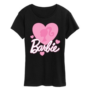 Women's - Barbie - Logo Love Hearts Short Sleeve Graphic T-Shirt - 1 of 4