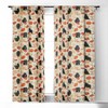 Iveta Abolina California Poppies and Bears 50" x 108" Set of 2 Panel Blackout Window Curtain - Deny Designs - image 3 of 4