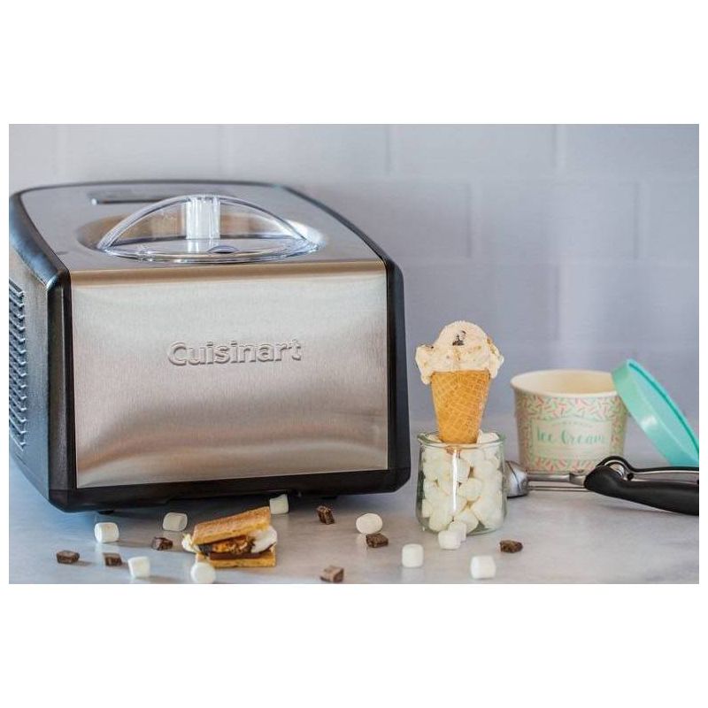 Cuisinart 1.5qt Stainless Steel Ice Cream and Gelato Maker - ICE-100, 5 of 13