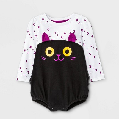 Baby Girls' Cat Bubble Romper - Cat & Jack™ Purple