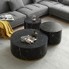 NicBex Modern 15.75" Round Coffee Table with Solid Frame for Living Room and Office - 3 of 3