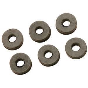 Do it Best  3/4 In. Black Flat Faucet Washer (6 Ct.) DIB805-37 - 1 of 2