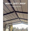 Metal Carports 12x20 FT with Enhanced Base, Outdoor Garage Car Port Galvanized Canopy Car Shelter Steel Carports - 4 of 4