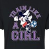 Women's - Disney - Train Like A Girl Cropped Graphic T-Shirt - 2 of 4