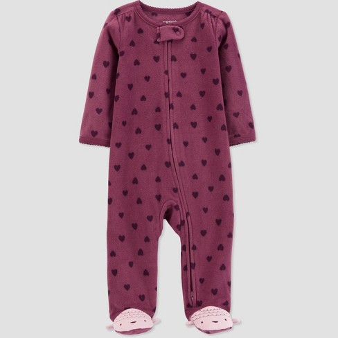 Carter's Just One You®️ Toddler Girls' 2pk Fleece Footed Pajama : Target