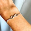 Hollywood Sensation Silver Infinity Bracelet - 2 of 4