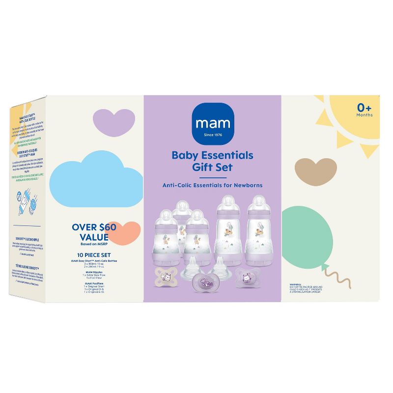 MAM Matte Collection Baby Bottle Essentials Gift Set - 10pc, 2 of 8