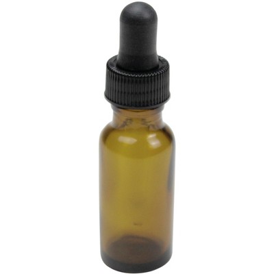 United Scientific Boston Round Amber Flint Bottles, 15 mL, Pack of 12