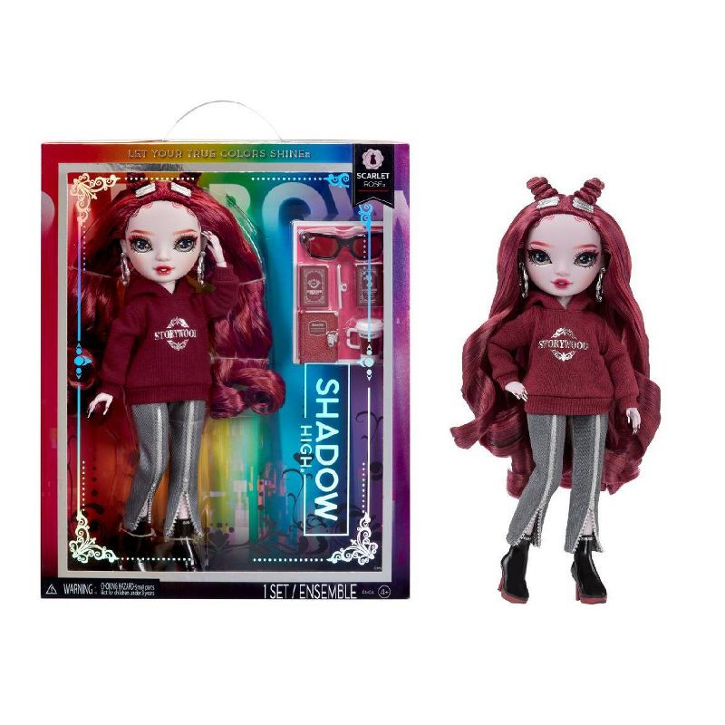 Rainbow High Shadow High Scarlett - Red Fashion Doll Outfit &#38; 10+ Colorful Play Accessories, 1 of 11