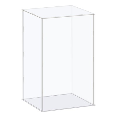 Unique Bargains Acrylic Self-Assembly Dustproof Toy Collectibles Showcase