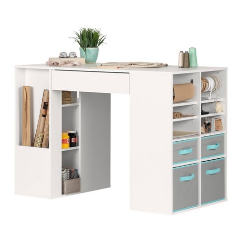 Basin Hobby Craft Desk & Cabinet – RealRooms