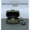 Dexnor for Bose QuietComfort Earbuds Protective Case with Drop-Proof Lock, Shockproof Rugged Bumper Cover with Carabiner & Keyring - 2 of 3
