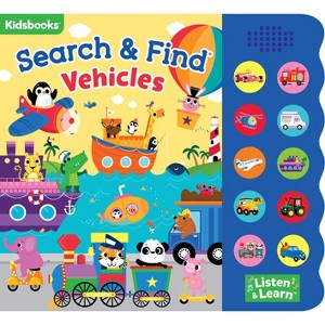 Search & Find: Vehicles - by  Kidsbooks Publishing (Board Book) - 1 of 1