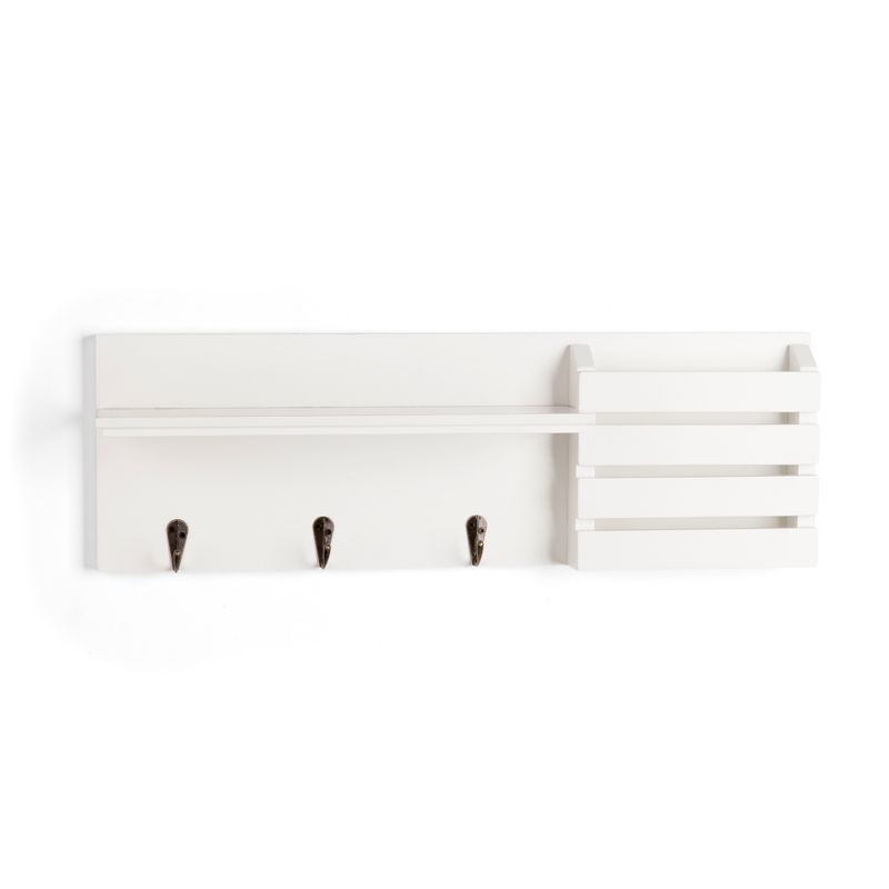 18" Utility Shelf with Pocket and Hanging Hooks - Danya B., 1 of 6