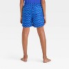 Boys' Waves Printed Swim Shorts - Cat & Jack™ Blue - image 2 of 3