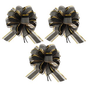 Unique Bargains Pull Bows for Gift Wrapping Weddings Birthdays Christmas 47.28"x1.9" 3 Pcs - 1 of 4