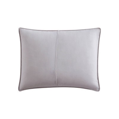 Molokai Island Inspired Reversible Cotton Full Quilt Set in Gray