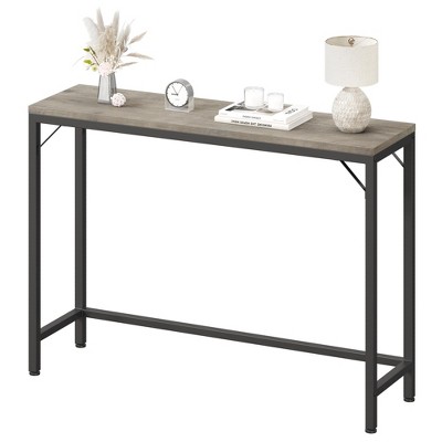 Console Table, Narrow Sofa Table, 39.4" Behind Couch Table for Living Room