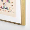 Valeria Frustaci The future is female Metal Framed Art Print - Deny Desings - 3 of 3