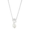 Silpada 'Eternally' Sterling Silver Freshwater Pearl Pendant Necklace, 18" + 2" - 2 of 4