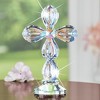 Collections Etc Beautiful Crystal Cross Tabletop Decoration Clear - 2 of 2