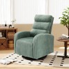 TUYOHW 360° Swivel Rocking Chair,High Back Sofa Chair with Thickened Cushion, Plush Single Seater for Living Room - 2 of 4