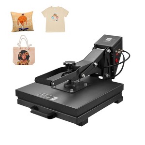VEVOR Heat Press, 15 x 15 inch Heat Press Machine for T-shirts, Fast and Even Heating, Easy to Use, High Pressure, Black - 1 of 4