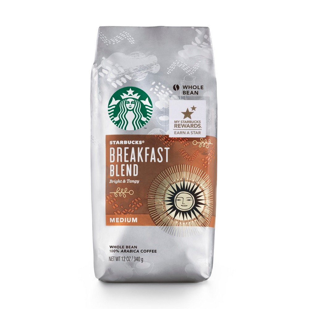 UPC 762111206244 product image for Starbucks Breakfast Blend Medium Roast Whole Bean Coffee - 12oz | upcitemdb.com