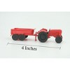 Collectible Wildlife Gifts | Tractor and Trailer, 2 Pieces,  Farm,  Plastic, Hand Painted, Realistic, Model,  Toy, Gift,    4"    F4257 B375 - 3 of 4