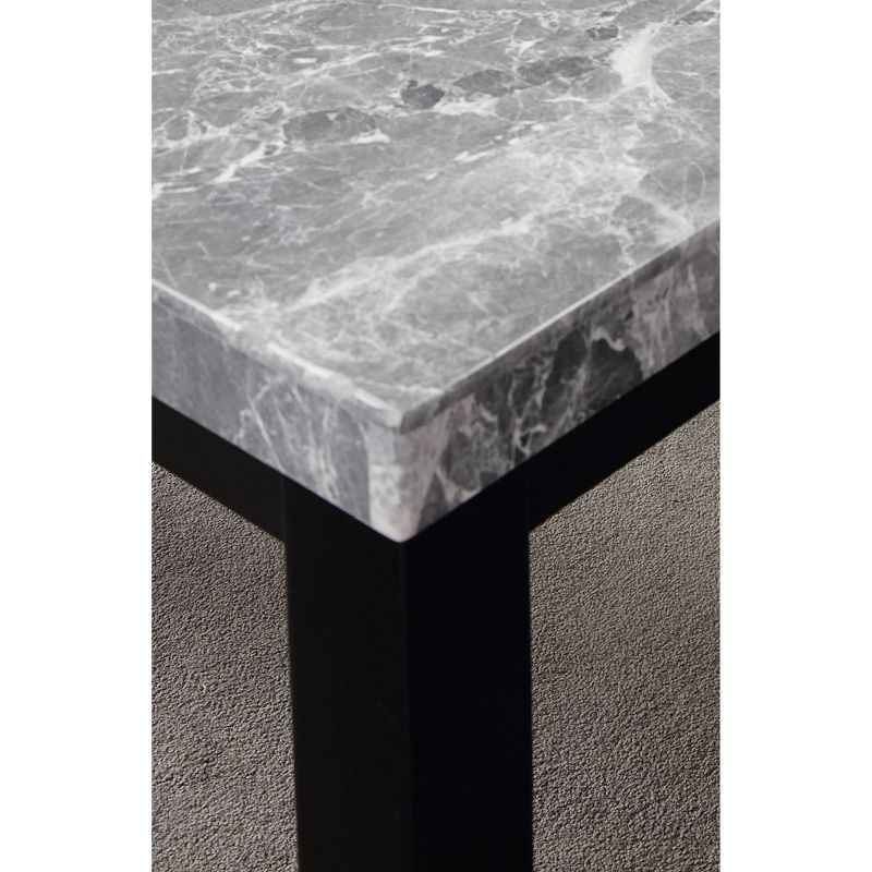 Napoli Marble Top Dining Table Gray - Steve Silver Co., 5 of 7