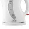 Brentwood 1.7 Liter Cordless Plastic Tea Kettle White - 2 of 4