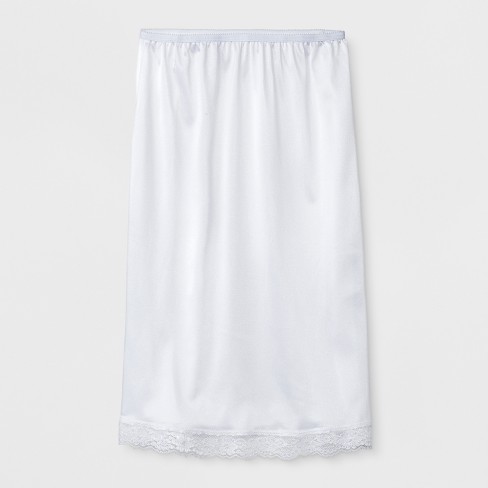 I.C. Collections Girls' Nylon Half Slips - White 6