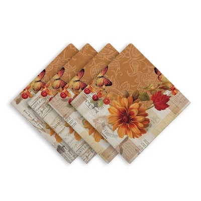 Laural Home Fall in Love 4-Pc. 20" x 20" Napkin Set